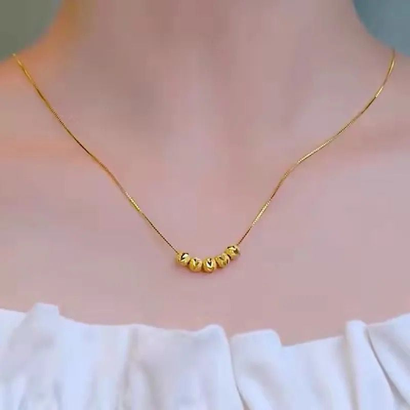 Viral 18K Gold Polished Design Five Luck Blessing Locket (Trending Now 🔥)