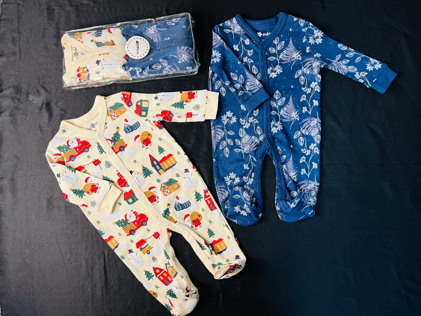 2 Pcs Baby Jumpsuit Full Body Baby Romper