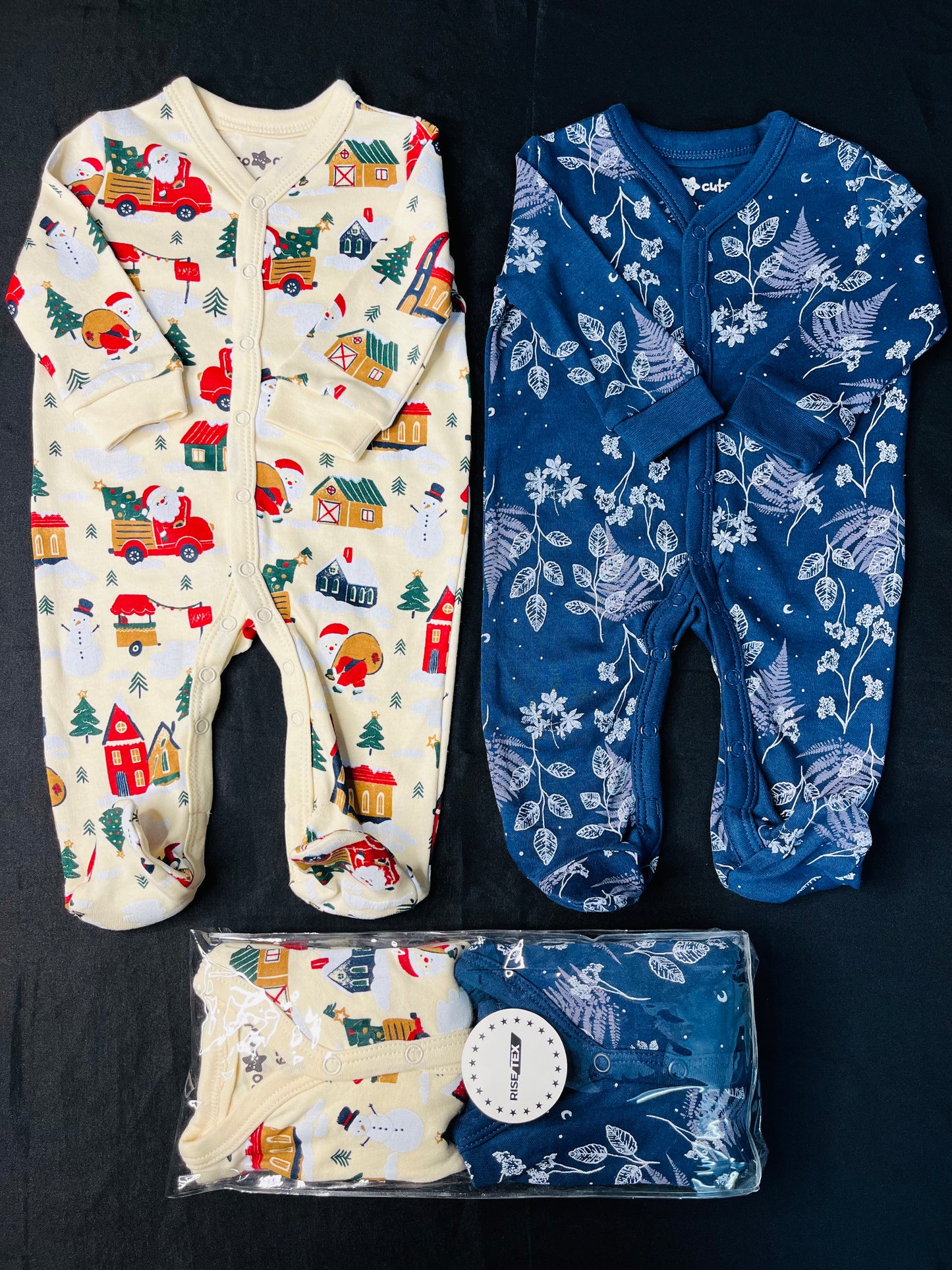 2 Pcs Baby Jumpsuit Full Body Baby Romper