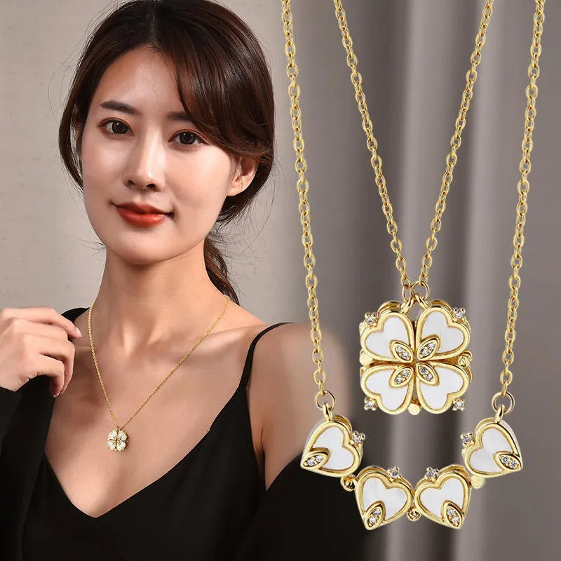 Four Magnet Love Pendant Necklace Gift for Women (TRENDING NOW 🔥)