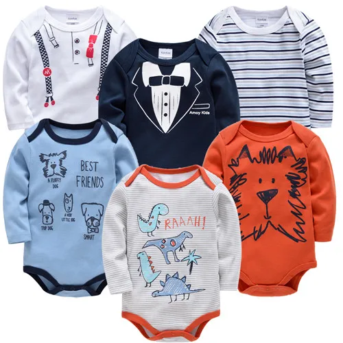 6 Pcs Baby Romper (Assorted Color)