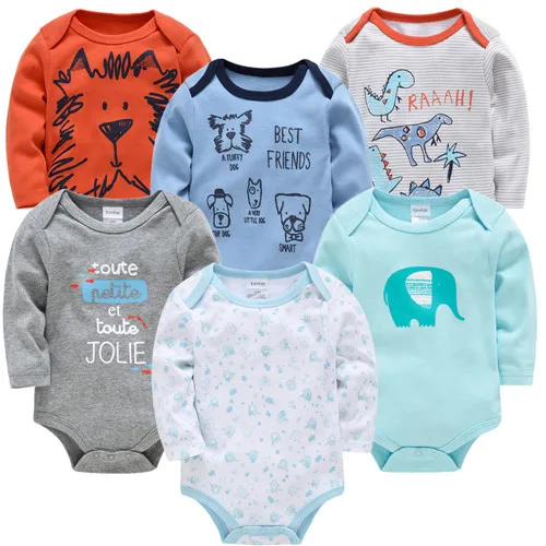 6 Pcs Baby Romper (Assorted Color)