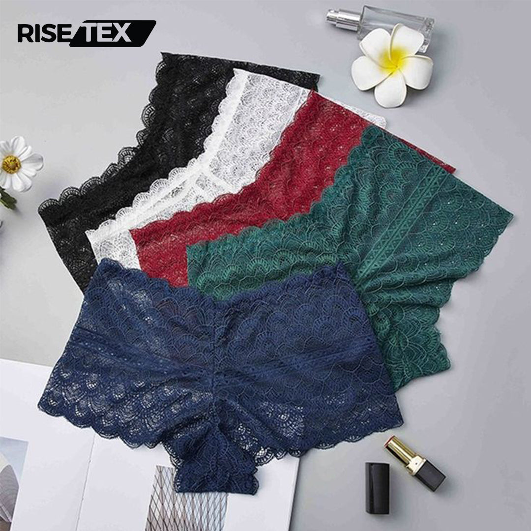 5 Pcs Premium Lace Panty (Assorted Color)