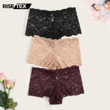 5 Pcs Premium Lace Panty (Assorted Color)