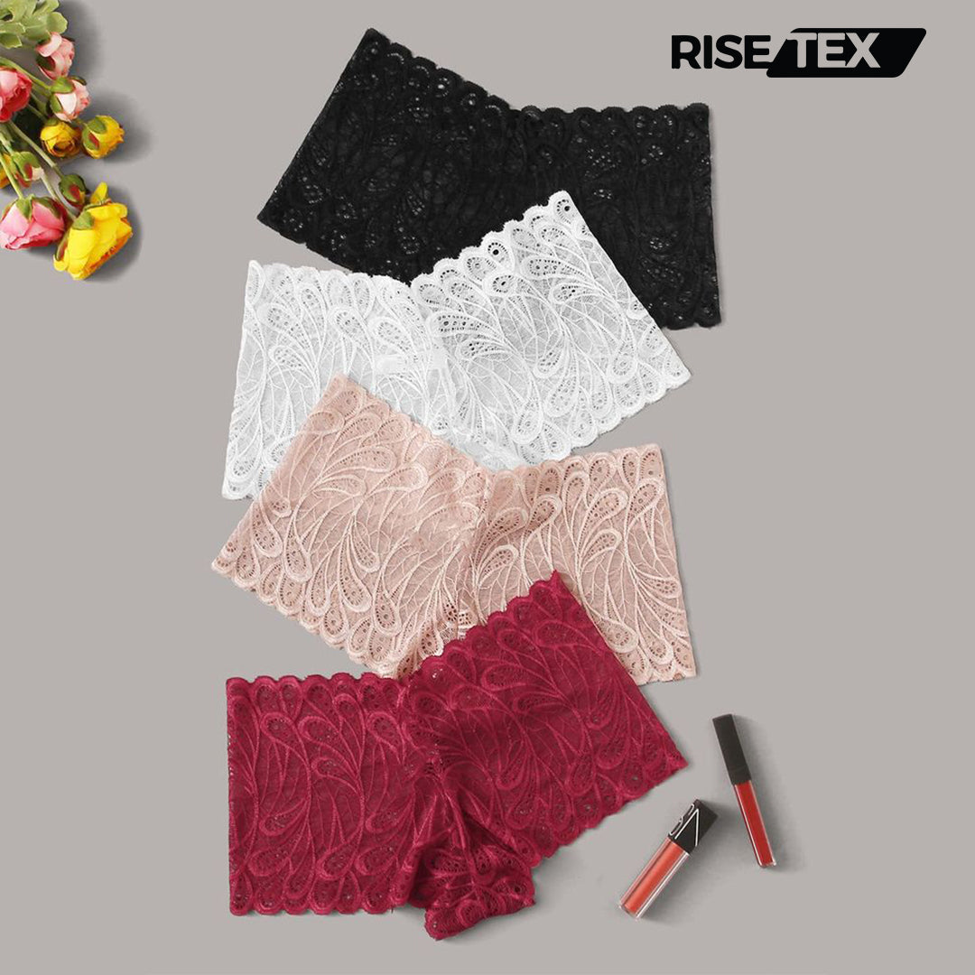 5 Pcs Premium Lace Panty (Assorted Color)